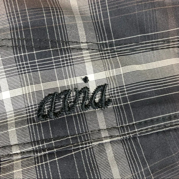 Avia Black and Gray Plaid Athletic Shorts - Picture 9 of 10